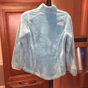 Used child’s blue and orange north face